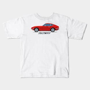 240z Fairlady classic sport coupe side red Kids T-Shirt